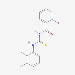 molecular formula C16H15IN2OS B321647 N-[(2,3-dimethylphenyl)carbamothioyl]-2-iodobenzamide 