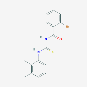 molecular formula C16H15BrN2OS B321648 2-bromo-N-[(2,3-dimethylphenyl)carbamothioyl]benzamide 