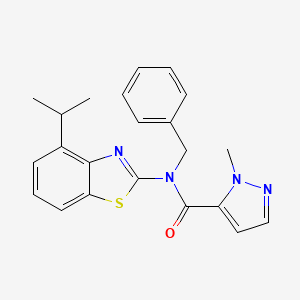 N-benzyl-N-(4-isopropylbenzo[d]thiazol-2-yl)-1-methyl-1H-pyrazole-5-carboxamide