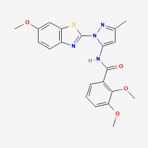 2,3-dimethoxy-N-(1-(6-methoxybenzo[d]thiazol-2-yl)-3-methyl-1H-pyrazol-5-yl)benzamide