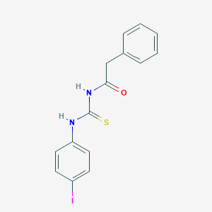 molecular formula C15H13IN2OS B321659 N-[(4-iodophenyl)carbamothioyl]-2-phenylacetamide 