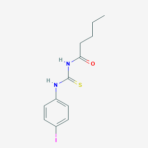 molecular formula C12H15IN2OS B321660 N-[(4-iodophenyl)carbamothioyl]pentanamide 
