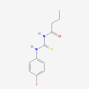 N-[(4-iodophenyl)carbamothioyl]butanamide