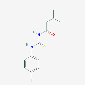 N-[(4-iodophenyl)carbamothioyl]-3-methylbutanamide
