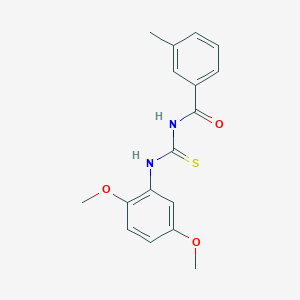 N-[(2,5-dimethoxyphenyl)carbamothioyl]-3-methylbenzamide