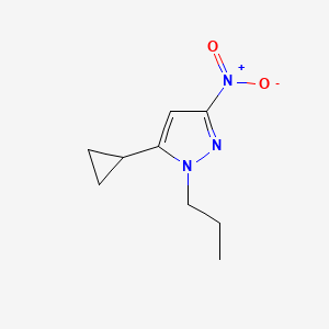 5-cyclopropyl-3-nitro-1-propyl-1H-pyrazole