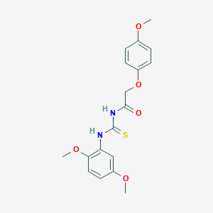 N-[(2,5-dimethoxyphenyl)carbamothioyl]-2-(4-methoxyphenoxy)acetamide