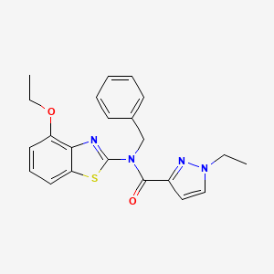 N-benzyl-N-(4-ethoxybenzo[d]thiazol-2-yl)-1-ethyl-1H-pyrazole-3-carboxamide