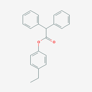 molecular formula C22H20O2 B321677 4-Ethylphenyl diphenylacetate 