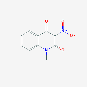 molecular formula C10H8N2O4 B3216797 1-Methyl-3-nitro-1,2,3,4-tetrahydroquinoline-2,4-dione CAS No. 1172850-09-7
