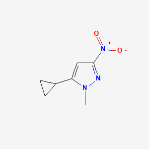 5-cyclopropyl-1-methyl-3-nitro-1H-pyrazole