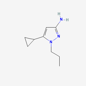 5-cyclopropyl-1-propyl-1H-pyrazol-3-amine