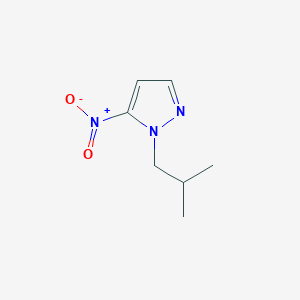 molecular formula C7H11N3O2 B3216853 1-(2-Methylpropyl)-5-nitropyrazole CAS No. 1173040-22-6