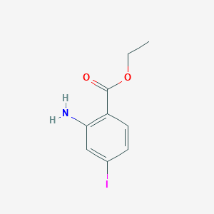 molecular formula C9H10INO2 B3216881 Ethyl 2-amino-4-iodobenzoate CAS No. 117324-11-5