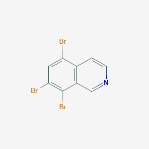 molecular formula C9H4Br3N B321691 5,7,8-Tribromoisoquinoline 
