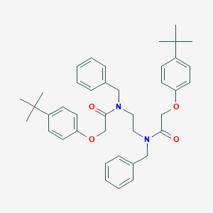 molecular formula C40H48N2O4 B321693 N-benzyl-N-(2-{benzyl[(4-tert-butylphenoxy)acetyl]amino}ethyl)-2-(4-tert-butylphenoxy)acetamide 