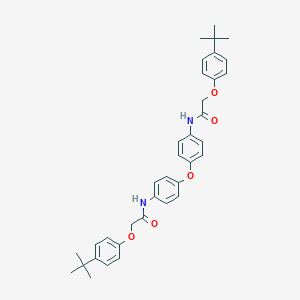 molecular formula C36H40N2O5 B321696 2-(4-tert-butylphenoxy)-N-[4-(4-{[(4-tert-butylphenoxy)acetyl]amino}phenoxy)phenyl]acetamide 