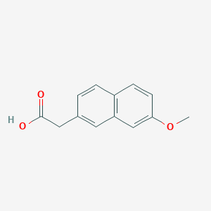 molecular formula C13H12O3 B3216997 2-(7-Methoxynaphthalen-2-yl)acetic acid CAS No. 117356-36-2