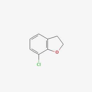 molecular formula C8H7ClO B3217046 7-氯-2,3-二氢苯并呋喃 CAS No. 1174005-71-0