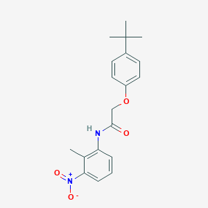 molecular formula C19H22N2O4 B321711 2-(4-tert-butylphenoxy)-N-(2-methyl-3-nitrophenyl)acetamide 