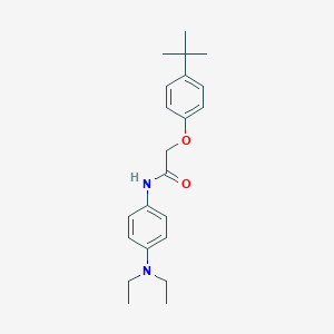 molecular formula C22H30N2O2 B321715 2-(4-tert-butylphenoxy)-N-[4-(diethylamino)phenyl]acetamide 