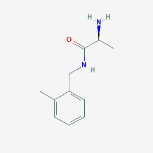 molecular formula C11H16N2O B3217224 (S)-2-Amino-N-(2-methyl-benzyl)-propionamide CAS No. 1176594-02-7