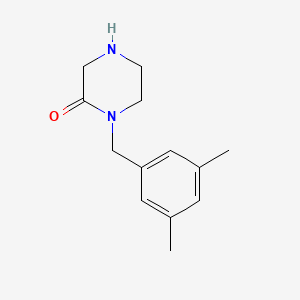 molecular formula C13H18N2O B3217298 1-(3,5-Dimethylbenzyl)piperazin-2-one CAS No. 1177344-72-7