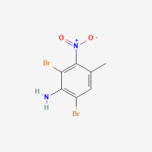 molecular formula C7H6Br2N2O2 B3217372 2,6-Dibromo-4-methyl-3-nitroaniline CAS No. 117824-54-1