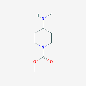 molecular formula C8H16N2O2 B3217413 Methyl 4-(methylamino)piperidine-1-carboxylate CAS No. 1178786-94-1