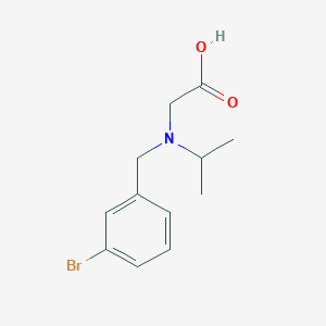 molecular formula C12H16BrNO2 B3217436 [(3-Bromo-benzyl)-isopropyl-amino]-acetic acid CAS No. 1179047-39-2