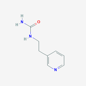 molecular formula C8H11N3O B3217446 [2-(Pyridin-3-yl)ethyl]urea CAS No. 1179193-35-1