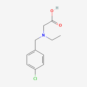 molecular formula C11H14ClNO2 B3217452 [(4-Chloro-benzyl)-ethyl-amino]-acetic acid CAS No. 1179226-20-0