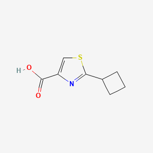 molecular formula C8H9NO2S B3217459 2-Cyclobutylthiazole-4-carboxylic acid CAS No. 1179337-86-0