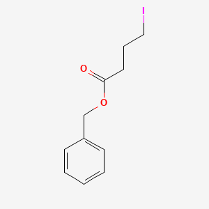 molecular formula C11H13IO2 B3217549 Benzyl 4-iodobutanoate CAS No. 118058-69-8
