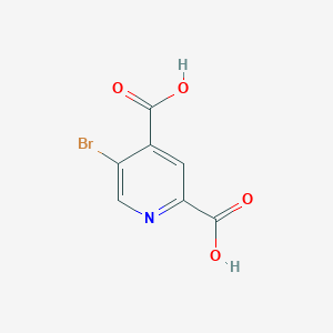 molecular formula C7H4BrNO4 B3217555 2,4-Pyridinedicarboxylic acid, 5-bromo- CAS No. 118092-07-2