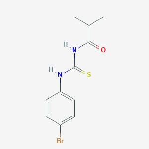 molecular formula C11H13BrN2OS B321760 N-[(4-bromophenyl)carbamothioyl]-2-methylpropanamide 