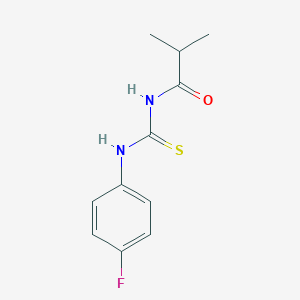 N-(4-fluorophenyl)-N'-isobutyrylthiourea