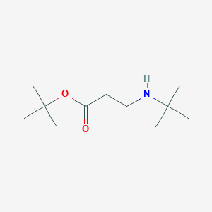 molecular formula C11H23NO2 B3217611 Tert-butyl 3-(tert-butylamino)propanoate CAS No. 118264-59-8