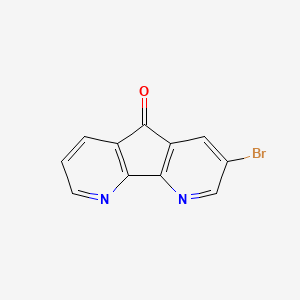 molecular formula C11H5BrN2O B3217633 2-Bromo-4,5-diazafluoren-9-one CAS No. 1182844-62-7