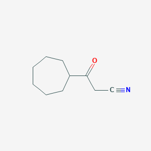 3-Cycloheptyl-3-oxopropanenitrile