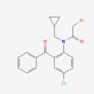 N-(2-Benzoyl-4-chlorophenyl)-2-bromo-N-(cyclopropylmethyl)-acetamide