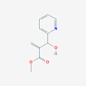 molecular formula C10H11NO3 B3217756 Methyl 2-[hydroxy(pyridin-2-yl)methyl]prop-2-enoate CAS No. 118488-74-7