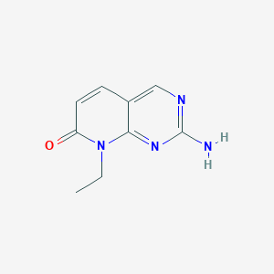 molecular formula C9H10N4O B3217758 2-amino-8-ethylpyrido[2,3-d]pyrimidin-7(8H)-one CAS No. 1184915-52-3
