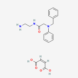 molecular formula C21H25N3O5 B3217819 n-(2-Amino-ethyl)-2-(benzyl-phenyl-amino)-acetamide maleate CAS No. 1185241-40-0