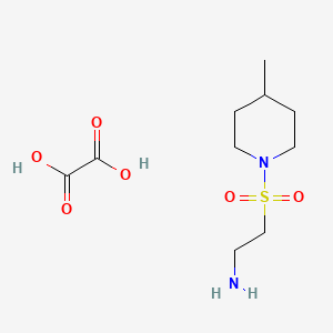 molecular formula C10H20N2O6S B3217854 2-(4-Methyl-piperidine-1-sulfonyl)-ethylamine oxalate CAS No. 1185304-35-1