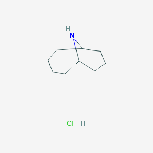 molecular formula C9H18ClN B3217947 10-氮杂双环[4.3.1]癸烷盐酸盐 CAS No. 1185671-65-1