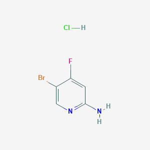 B3217952 5-Bromo-4-fluoropyridin-2-amine hydrochloride CAS No. 1185767-18-3