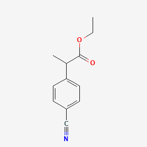 B3217995 Ethyl 2-(4-cyanophenyl)propanoate CAS No. 118618-32-9