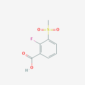 B3218051 2-Fluoro-3-(methylsulfonyl)benzoic acid CAS No. 1186663-47-7