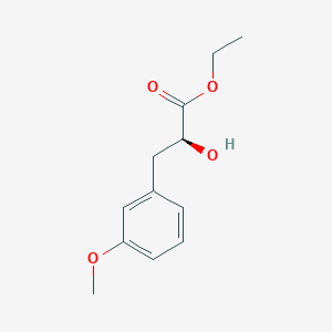 molecular formula C12H16O4 B3218137 (S)-2-Hydroxy-3-(3-methoxy-phenyl)-propionic acid ethyl ester CAS No. 1187926-95-9